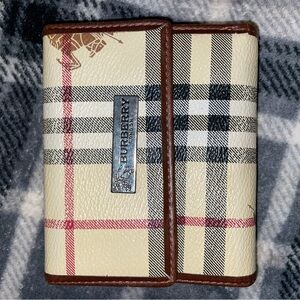 Burberry Wallet (Tan with Stripes)